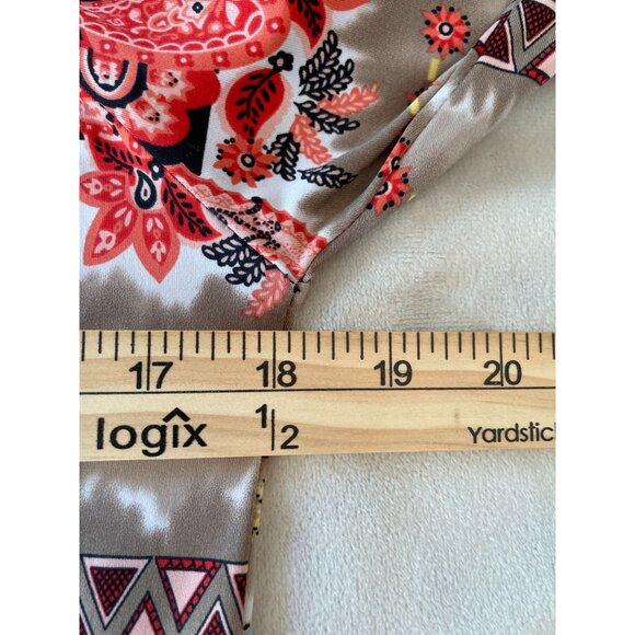 Boho Off Shoulder Bell Sleeve Tunic Top or Dress M Cottagecore Hippie Y2K Style - Picture 3 of 8